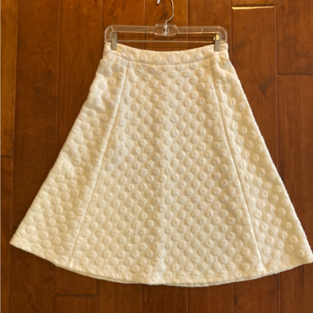 HD in Paris embossed polkadot skirt